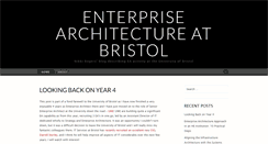 Desktop Screenshot of enterprisearchitect.blogs.ilrt.org