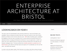 Tablet Screenshot of enterprisearchitect.blogs.ilrt.org