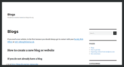 Desktop Screenshot of blogs.ilrt.org