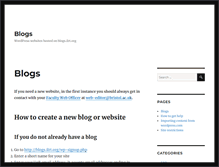 Tablet Screenshot of blogs.ilrt.org